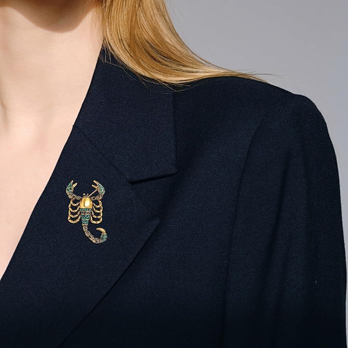 Enamel Brooch Pin For Women Men, Vintage American Flag Crystal Lapel Pin, Christmas Brooch Suit Dress Clips Accessory Gift