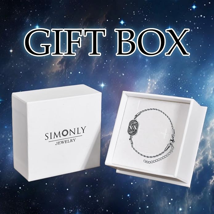 SIMONLY Zodiac Bracelet 925 Sterling Silver Constellation Anklet Horoscope Zodiac Jewelry Christmas Birthday Astrology Gifts for Women Men Unisex