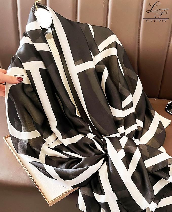 Hioyiwse Shawl Scarf For Women Lightweight Scarves Floral Pattern Formal Evening Dressesformal Shawl Summer Wraps