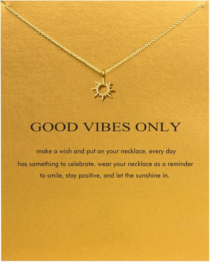 Hundred River Friendship Anchor Compass Necklace Good Luck Elephant Pendant Chain Necklace with Message Card
