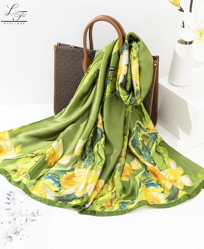 Hioyiwse Shawl Scarf For Women Lightweight Scarves Floral Pattern Formal Evening Dressesformal Shawl Summer Wraps