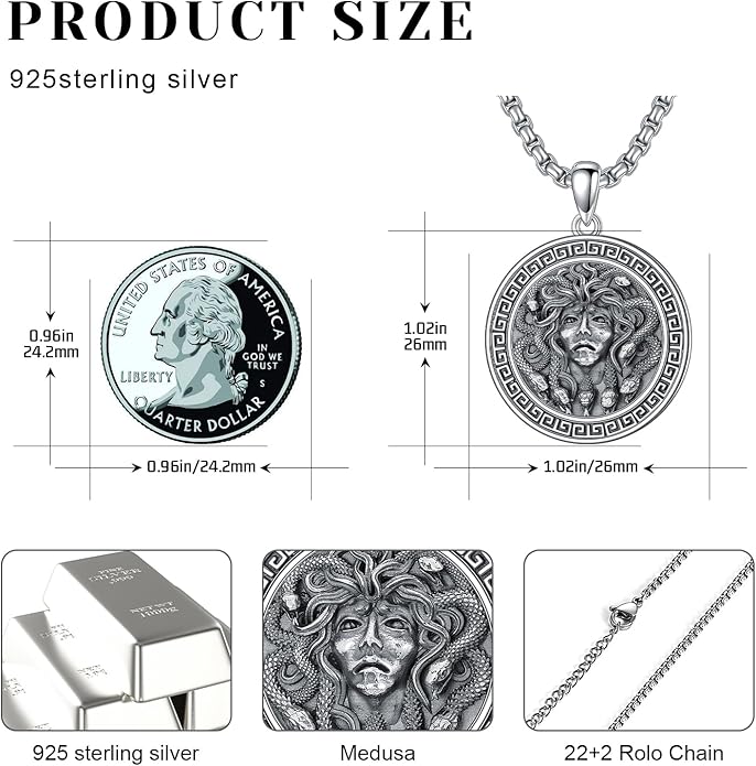 Taioiat viking Pendant Necklace for Men Nordic Celtic 925 Sterling Silver Vintage Mjolnir Jewelry Norse Vikings Gift for Women
