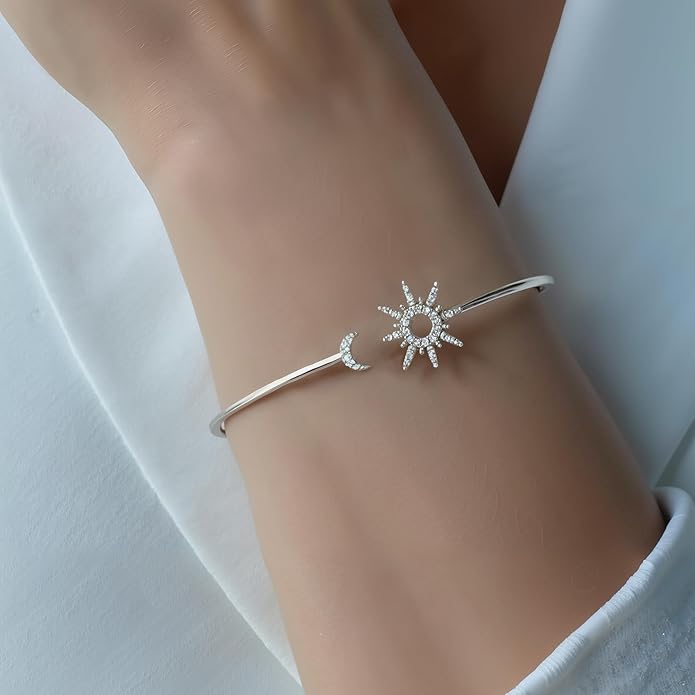GANDC 8 Pcs Upper Arm Cuff Jewelry for Women Gold Silver Minimalist Arm Cuffs Bangle Band Armlet Adjustable Coil Armband Bracelet Set Jewelry