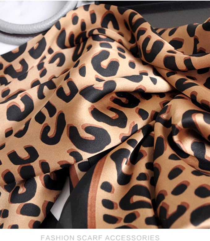 Hioyiwse Satin Bandanas Head Scarf For Women Hair Scarves Accessories Lightweight Fashion Wrap Neck Silk Sleeping Headscarf