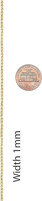 LIFETIME JEWELRY Womens Gold Anklet 1mm Rope Chain Ankle Bracelet 24k Real Gold Plated