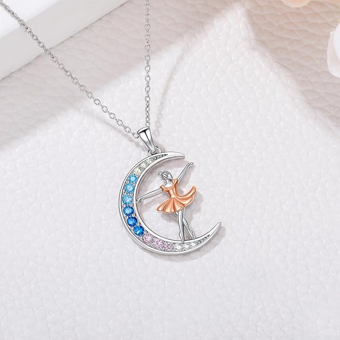 Soccer/Basketball/Gymnastics/Swimming/Ballet/Running/Golf/hockey Necklace 925 Sterling Silver Sport Jewelry Birthday Christmas Gifts for Women