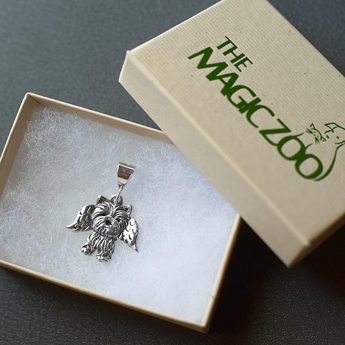 Sterling Silver Yorkie Pendant Gifts for Women - Yorkshire Terrier Gifts – Handcrafted in the USA