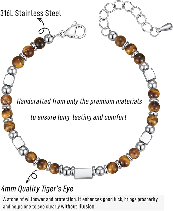 Tiny Gemstone Beaded Bracelets for Women Teen Girls, You are Awesome Jewelry Gifts for Women, Friends, Sister, Mom, Daughter...