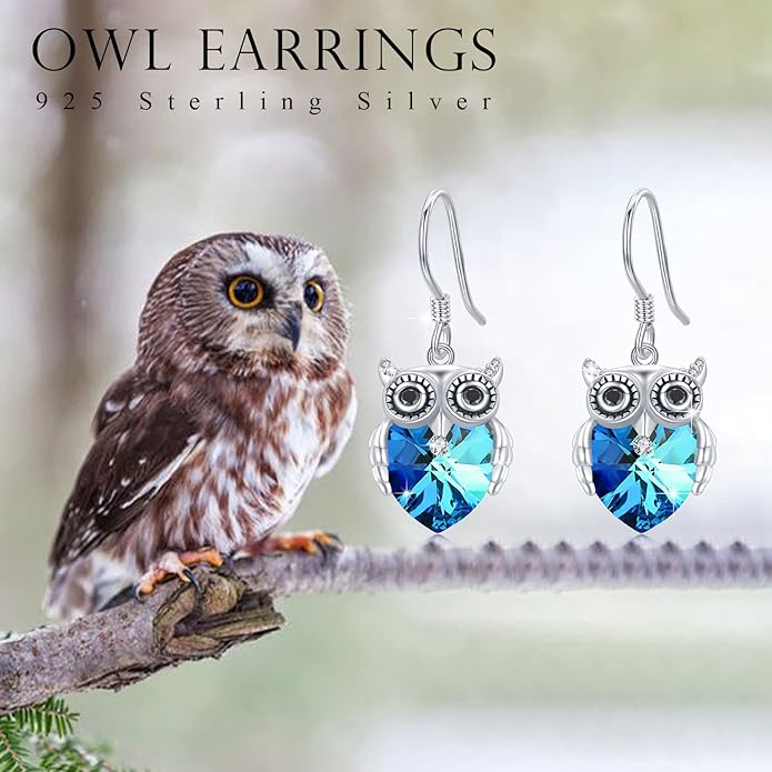 925 Sterling Silver Animals and Plants Dangle Drop Earrings for Women Hypoallergenic Gift for Women Mom Wife Her, Mother’s Day, Birthday, Anniversary