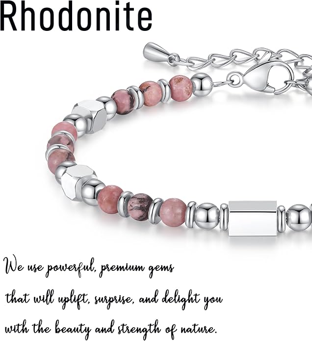 Tiny Gemstone Beaded Bracelets for Women Teen Girls, You are Awesome Jewelry Gifts for Women, Friends, Sister, Mom, Daughter...