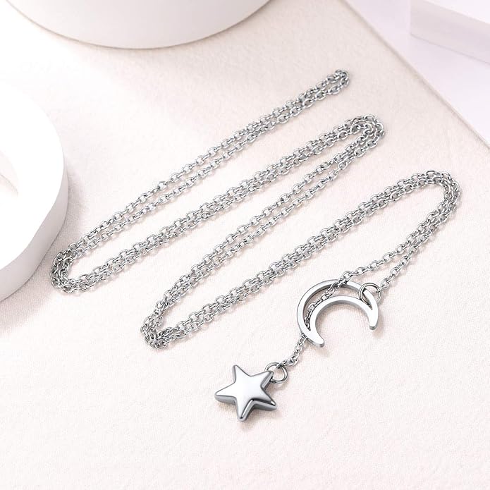 FOCALOOK Lariat Y-Necklaces | Long Necklaces for Women | Long Black Necklaces | Gold Necklaces for Women | Drop Heart Necklaces for Women | Front Adjustable Long Chain Necklace