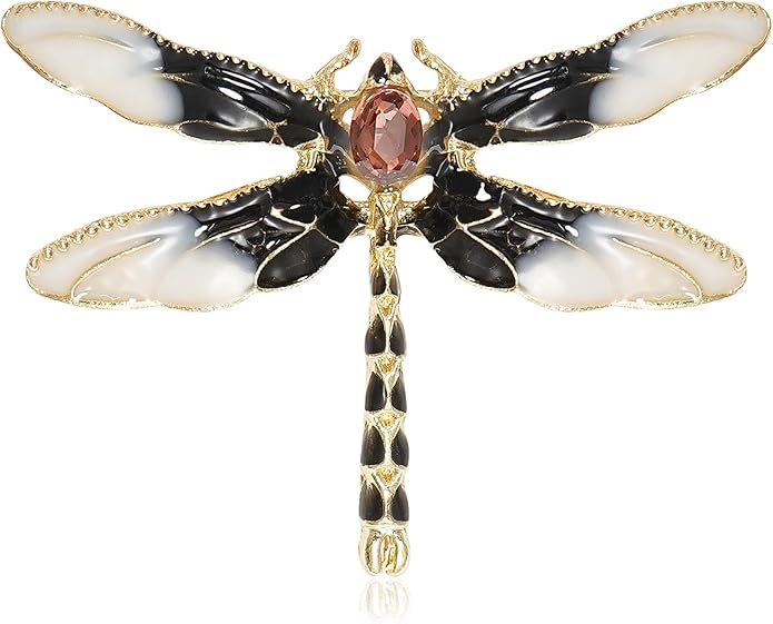 Gleamart Dragonfly Brooch Pin Acrylic Fly Insect Breastpin for Women Clothing Corsage