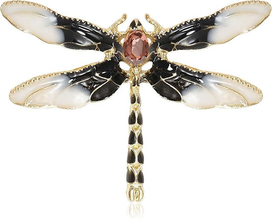 Gleamart Dragonfly Brooch Pin Acrylic Fly Insect Breastpin for Women Clothing Corsage