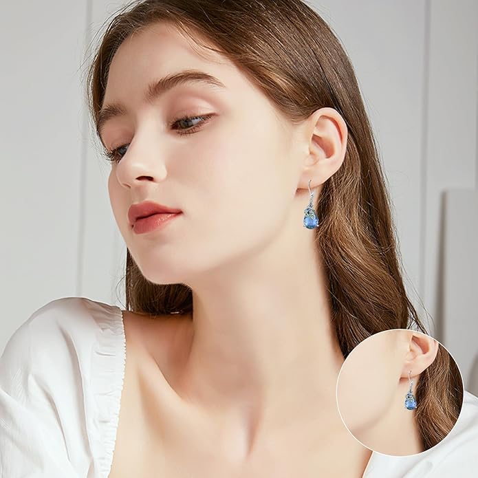 925 Sterling Silver Animals and Plants Dangle Drop Earrings for Women Hypoallergenic Gift for Women Mom Wife Her, Mother’s Day, Birthday, Anniversary
