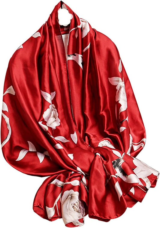 Hioyiwse Shawl Scarf For Women Lightweight Scarves Floral Pattern Formal Evening Dressesformal Shawl Summer Wraps