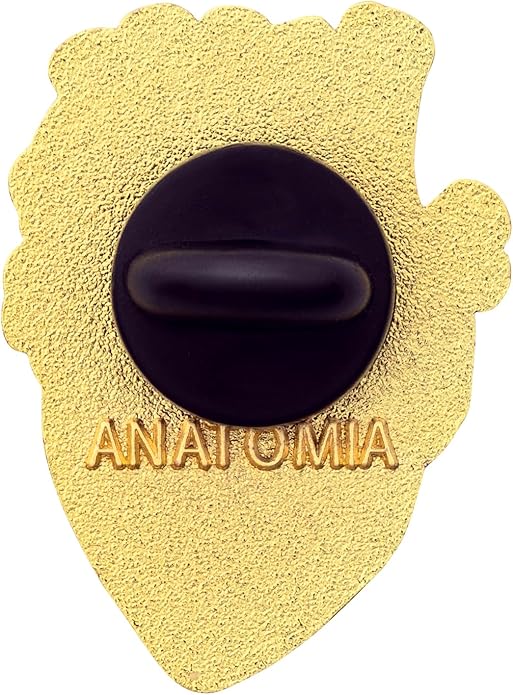 ANATOMIA It Takes Heart Cardiology Premium Enamel Pin - Medical Enamel Pin, Lapel Pin, Brooch, Hard Enamel, Classic Pin Back
