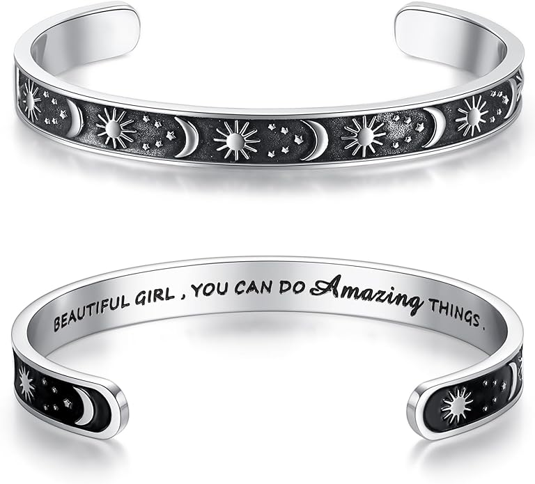 SAM & LORI Personal Bracelets for Teens/Women-Inspirational Jewelry Gifts (Various Designs) for Daughter/Sister/Mom/Friends-Adjustable Bracelet in a Pretty Gift Box