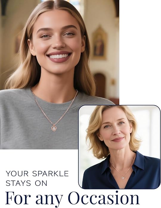 MomentWish Dancing Heart Necklace for Women, 0.5/1 Carat Dancing Moissanite Necklace for Her 925 Sterling Silver Pendant Anniversary Birthday Christmas Gift for Wife Mom Girlfriend