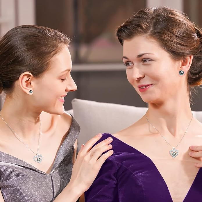 Mothers Day Gifts for Mom, Wife, Women - Tahitian Black Pearl Necklaces, Fine Jewelry for Anniversary, Birthday, Valentine's Day