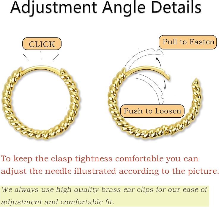micuco 3 Pairs Small Hoop Earrings Set for Women, 14K Gold Plated Huggie Hoop Earrings for Men, Tiny Cartilage Hypoallergenic Earring Set