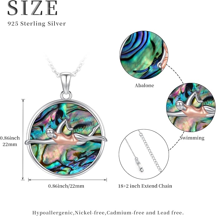 Soccer/Basketball/Gymnastics/Swimming/Ballet/Running/Golf/hockey Necklace 925 Sterling Silver Sport Jewelry Birthday Christmas Gifts for Women