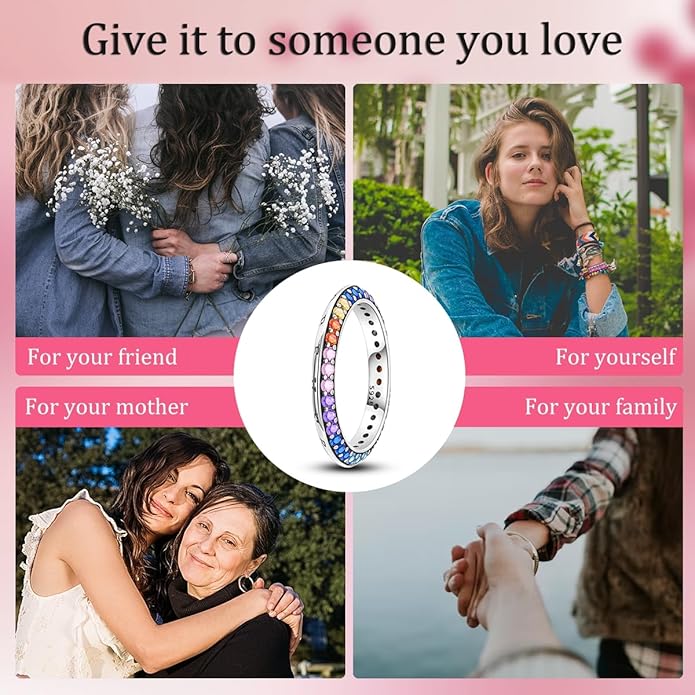 NARMO 925 Sterling Silver Rings for Women Evil Eyes Rings Entwined Line Cubic Zirconia Rings Simple Stackable Finger Rings Engagement Ring Personality Rings Size 6-9