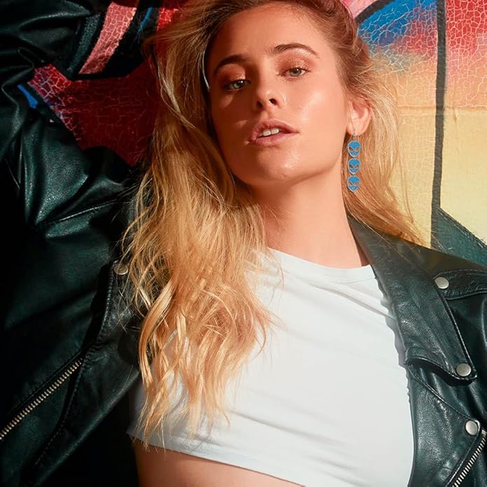 Madison Tyler 80s 90s Earrings for Women | Fun UFO Alien Earrings Space Earrings for Women