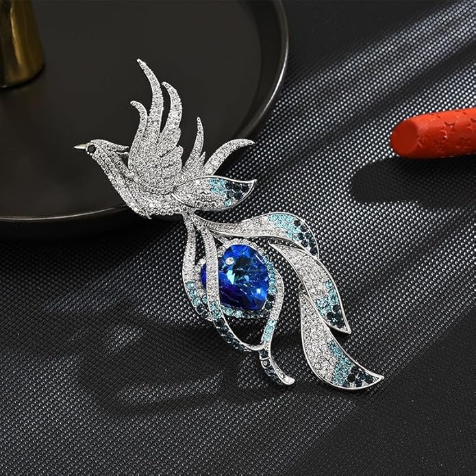 UNVAK Animal Brooches for Women Pearl Rhinestones Animal Brooch Pin Cute Animal Jewelry Gift for Wife Mom Girlfriends