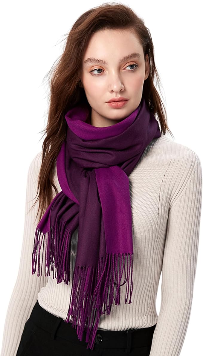 maamgic Women's Winter Scarf Soft Warm Scarf for Women Cozy Shawl Wraps for Women Lightweight Pashmina Style Wrap