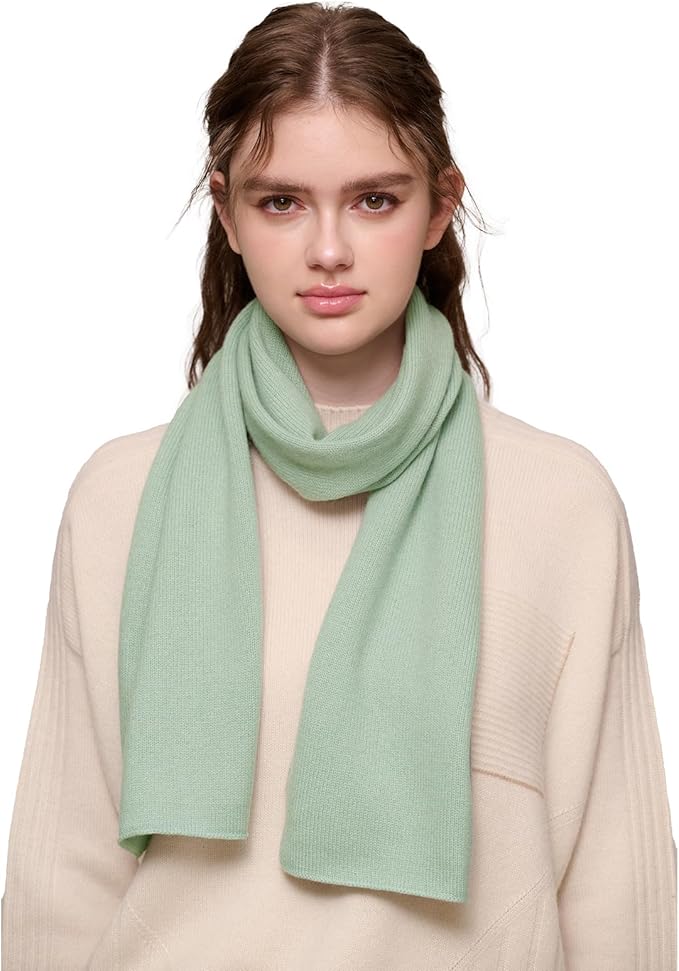 NUOHEMULE Luxury 100% Cashmere Scarf for Women & Men, 59''x10'' Extra Warm Winter Scarf, Blanket Scarves in Premium Gift Box