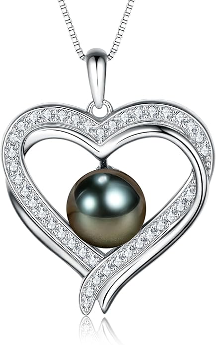 Mothers Day Gifts for Mom, Wife, Women - Tahitian Black Pearl Necklaces, Fine Jewelry for Anniversary, Birthday, Valentine's Day