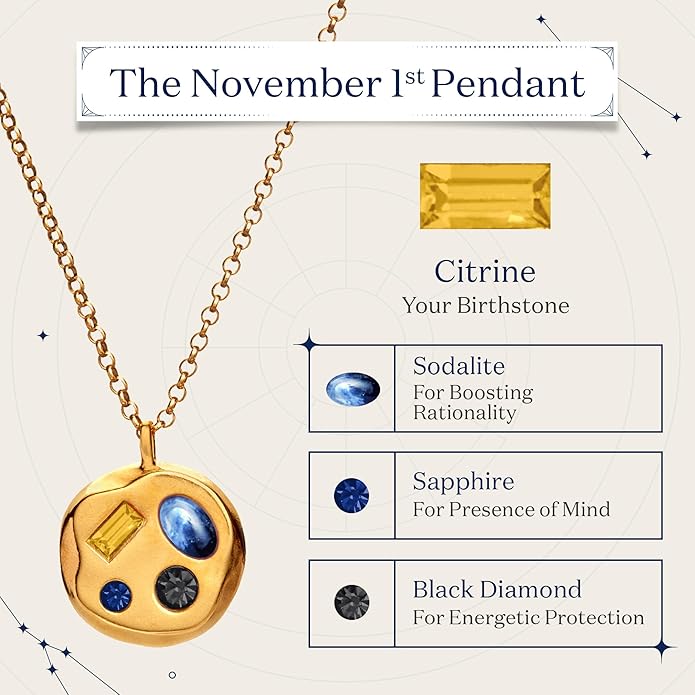 Birthdate 14k Gold Necklace for Women - 16-20in Adjustable 14 Karat Gold Chain with Lobster Clasp - Cadenas de Oro 14k Puro Para Mujer, Ladies Jewelry Birthstone