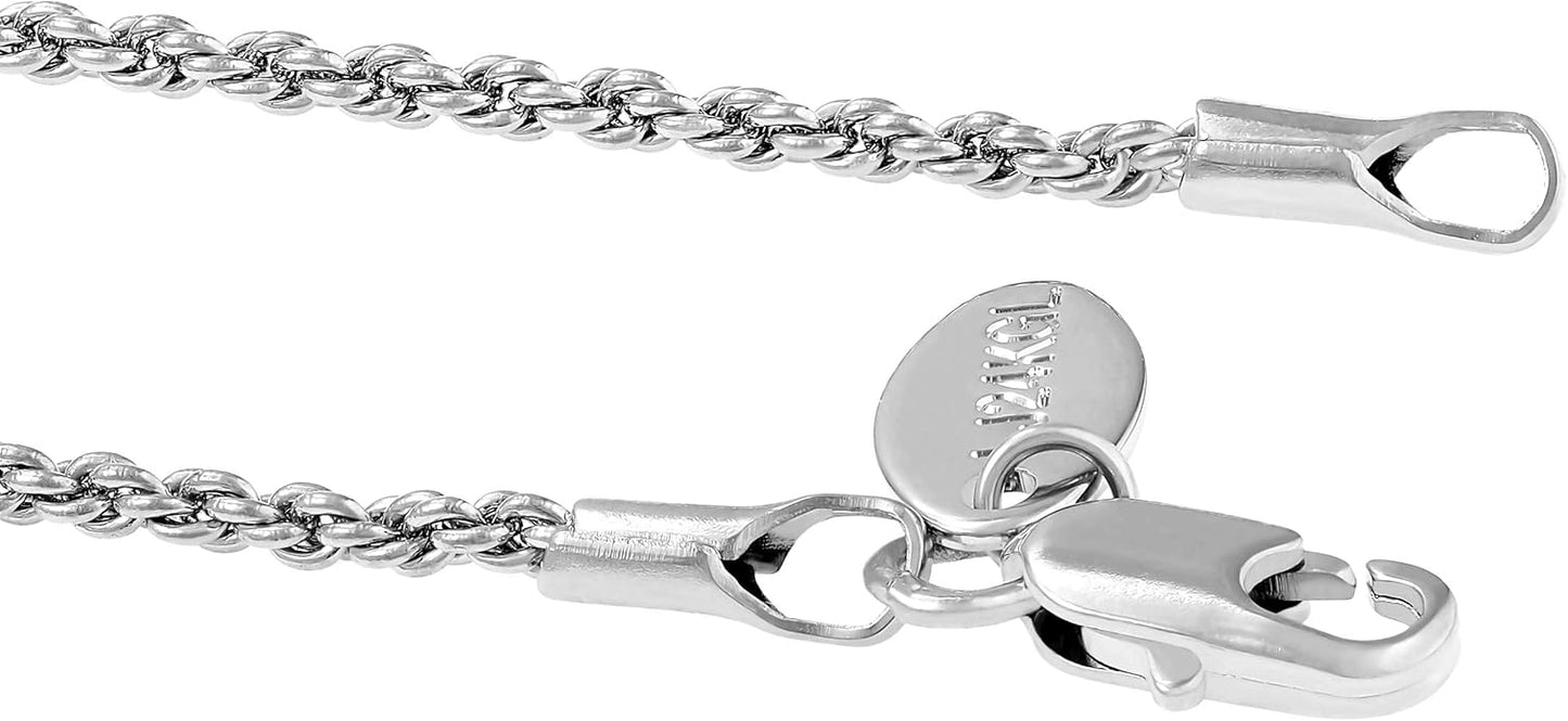 LIFETIME JEWELRY Womens Gold Anklet 1mm Rope Chain Ankle Bracelet 24k Real Gold Plated