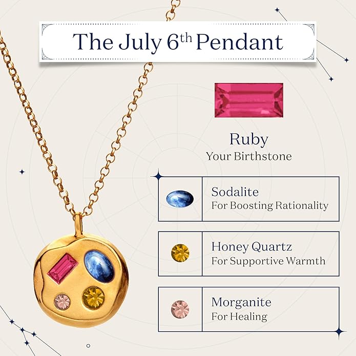 Birthdate 14k Gold Necklace for Women - 16-20in Adjustable 14 Karat Gold Chain with Lobster Clasp - Cadenas de Oro 14k Puro Para Mujer, Ladies Jewelry Birthstone