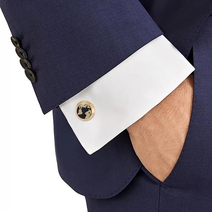 Dannyshi Cufflinks for Men Classic Wedding Business Shirt Cuff Links Set Gifts with Box
