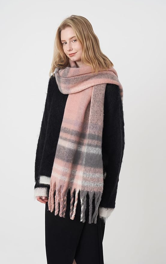 Halemet Vintage Scarfs for Women Warm Shawls and Wraps for Evening Dresses Soft Poncho Coat Thick Cardigan Wrap Cozy 2026