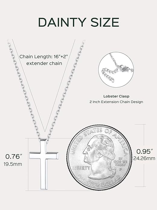 ChicSilver Personalized 925 Sterling Silver Dainty Small Heart/Star/Moon/Dot/Triangle Pendant Necklace for Women, Silver/Gold/Rose Gold/Black (with Gift Box)