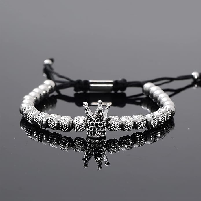 WFYOU 3PCS Stainless Steel Bracelets for Men Gold Roman Numeral Bangle Bracelet Twisted Cable Bracelet Adjustable Cuff Bracelet Mens Luxury Jewelry Bracelets Gifts