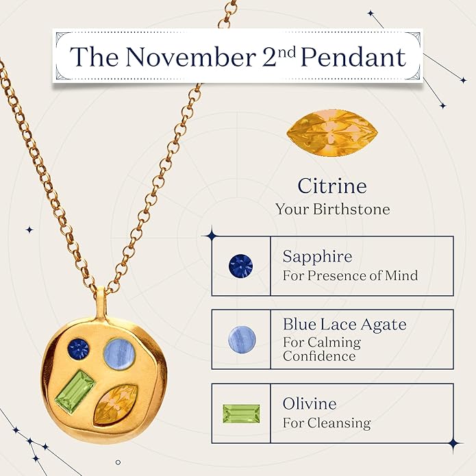 Birthdate 14k Gold Necklace for Women - 16-20in Adjustable 14 Karat Gold Chain with Lobster Clasp - Cadenas de Oro 14k Puro Para Mujer, Ladies Jewelry Birthstone