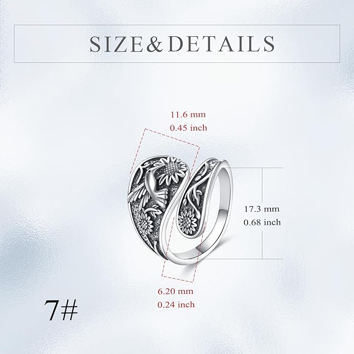 Spoon Ring Sterling Silver Vintage Spoon Ring Jewelry Gifts for Women