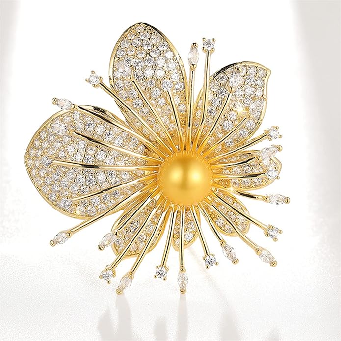 AILONMEI Brooch Pins For Women Fashion, Flower Brooches Jewelry For Women Floral Series Brooches And Pins Designer Lady's Costume