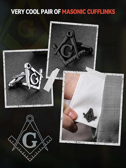 FaithHeart Mens Cufflinks, Norse Viking Tuxedo Shirt Cuff Links, Stainless Steel Cuff Links and Shirt Studs, Gift Box