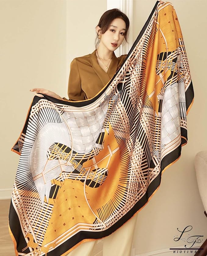 Hioyiwse Shawl Scarf For Women Lightweight Scarves Floral Pattern Formal Evening Dressesformal Shawl Summer Wraps