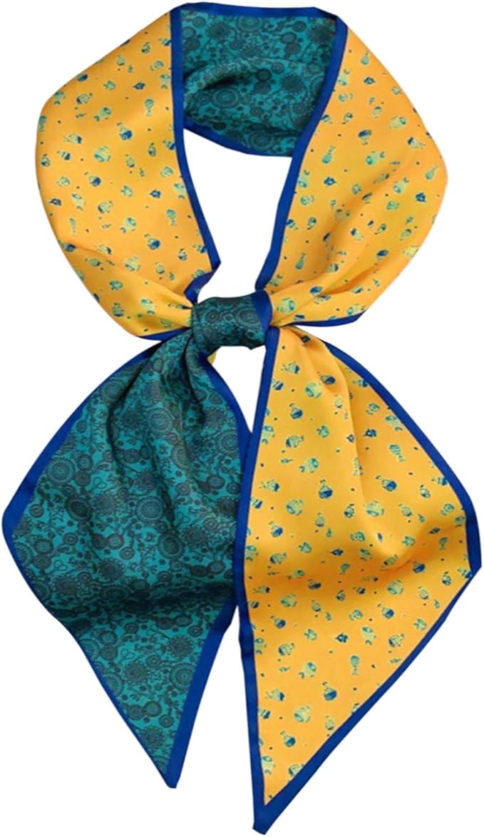 Dailyacc Hair Scarf for Women Fashion Silky Satin Headscarf Wrap Breathable Lightweight Neck Scarves For Handbag