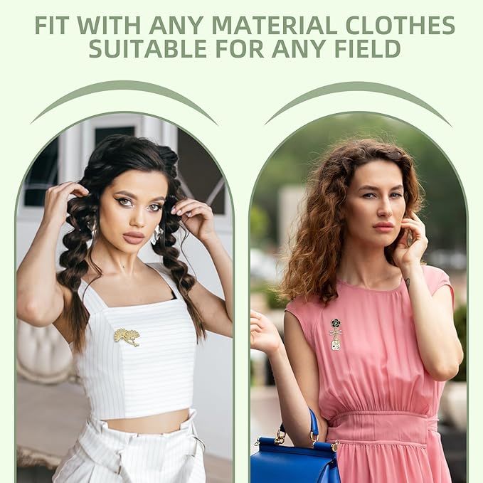 11 - PCS Women's Elegant Retro Brooch: Gold and Silver Bow Pearl Rhinestone Brooch for Girlfriend Wife Gift Birthday Thanksgiving Mother's Day for Dress Jacket Backpack and Hat