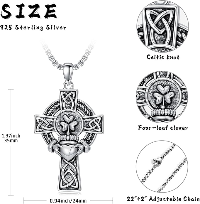 Taioiat Baseball Necklace for Men 925 Sterling Silver Sports Necklace Baseball Cross Necklace Jewelry Gifts for Women Men