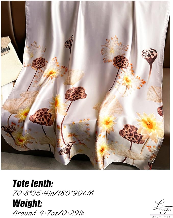 Hioyiwse Shawl Scarf For Women Lightweight Scarves Floral Pattern Formal Evening Dressesformal Shawl Summer Wraps