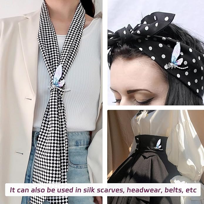 Brooches For Women ，Cubic Zirconia Dragonfly Brooch Pins For Women ，Dragonfly Broach ，Cubic Zirconia Broach