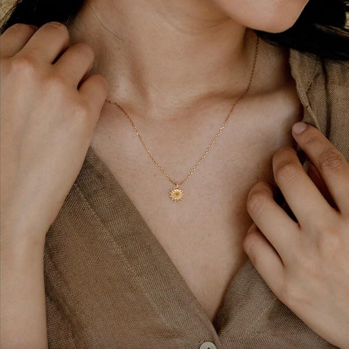 Gold Necklace for Women-14k Gold Plated Infinity Necklace Star Of David Necklace Evil Eye Cross Pendants Heart Dainty Gold Necklace For Women