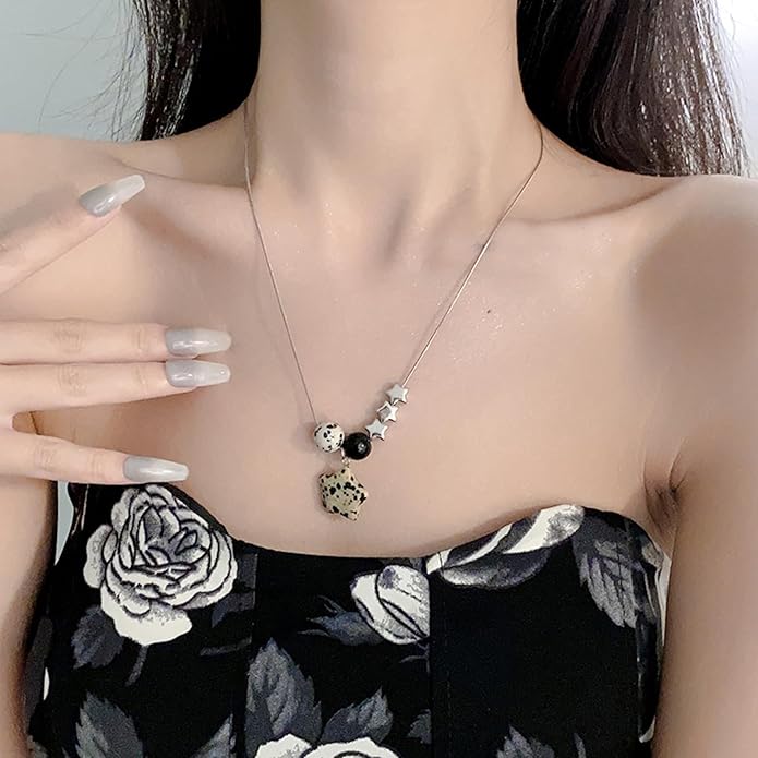 2 Pcs Y2k Accessories Y2k Necklace for Women Star Necklaces Grunge Necklace Grunge Accessories Grunge Jewelry for Women Men